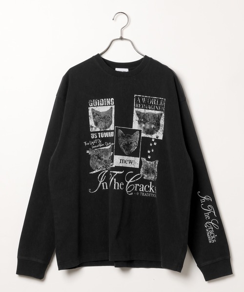 PBLIM(ページボーイリム)の「【UNISEX】キュートキャットロンT(Tシャツ/カットソー・レディース・ブラック/ホワイト・MEDIUM/LARGE)」の11枚目の写真