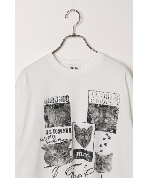 PBLIM(ページボーイリム)の「【UNISEX】キュートキャットロンT(Tシャツ/カットソー・レディース・ブラック/ホワイト・MEDIUM/LARGE)」の21枚目の写真