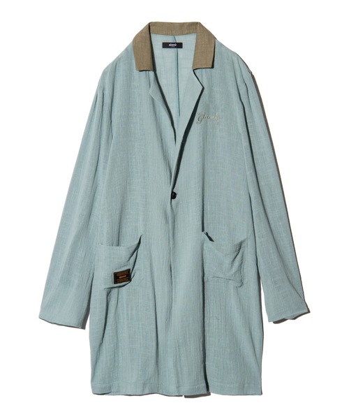 glamb（グラム）の「Sheer Long Shirt / シアーロングシャツ（シャツ/ブラウス・メンズ・ブラック/ブルー・S/M/L）」の21枚目の写真