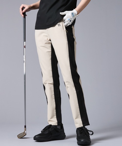 CHIC STYLE(シックスタイル)の「配色切替スリムパンツ<大きいサイズ有>シックスタイルゴルフ(その他パンツ・レディース・ベージュ系/グレー系・5L/4L/3L/LL/L/M)」の22枚目の写真