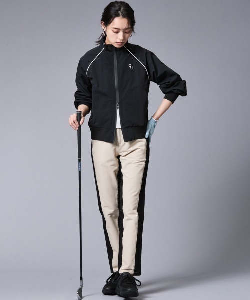 CHIC STYLE(シックスタイル)の「配色切替スリムパンツ<大きいサイズ有>シックスタイルゴルフ(その他パンツ・レディース・ベージュ系/グレー系・5L/4L/3L/LL/L/M)」の5枚目の写真