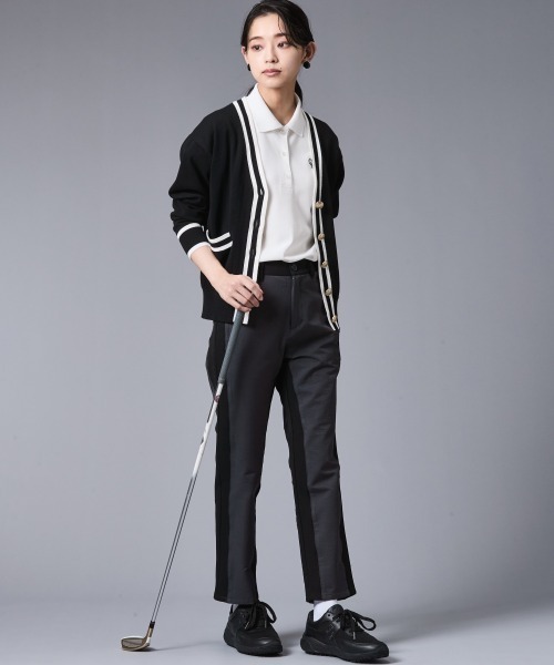 CHIC STYLE(シックスタイル)の「配色切替スリムパンツ<大きいサイズ有>シックスタイルゴルフ(その他パンツ・レディース・ベージュ系/グレー系・5L/4L/3L/LL/L/M)」の7枚目の写真