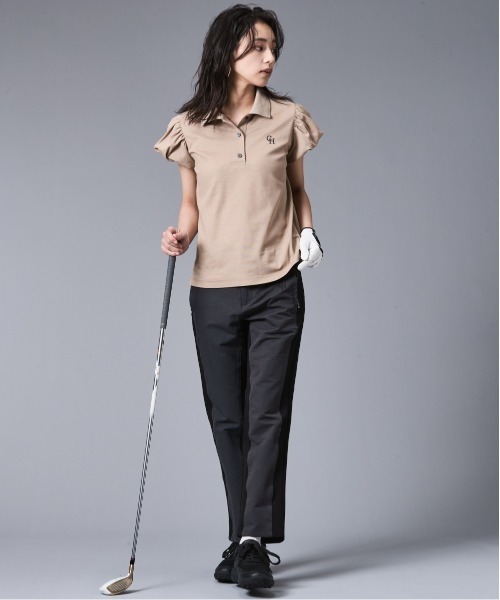 CHIC STYLE(シックスタイル)の「配色切替スリムパンツ<大きいサイズ有>シックスタイルゴルフ(その他パンツ・レディース・ベージュ系/グレー系・5L/4L/3L/LL/L/M)」の8枚目の写真