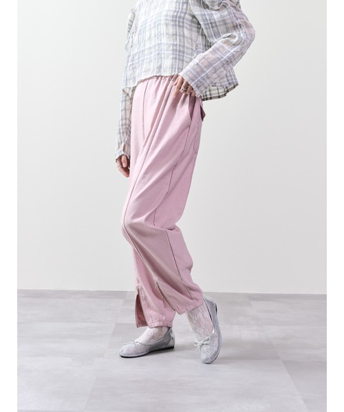 DOLLUPOOPS(ドールアップウップス)の「ヘムジップコクーンパンツ(その他パンツ・レディース・ピンク/ブラック・38)」の1枚目の写真