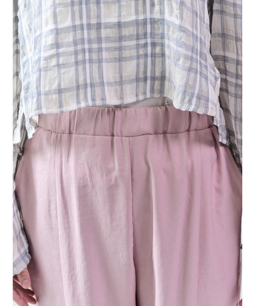 DOLLUPOOPS(ドールアップウップス)の「ヘムジップコクーンパンツ(その他パンツ・レディース・ピンク/ブラック・38)」の14枚目の写真