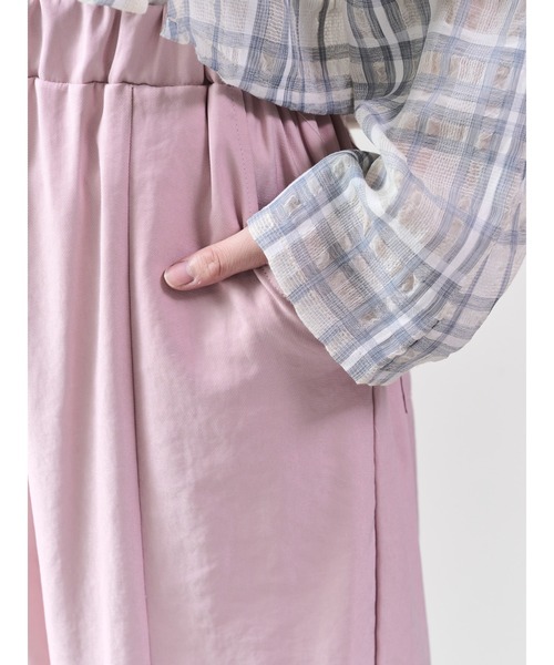 DOLLUPOOPS(ドールアップウップス)の「ヘムジップコクーンパンツ(その他パンツ・レディース・ピンク/ブラック・38)」の15枚目の写真