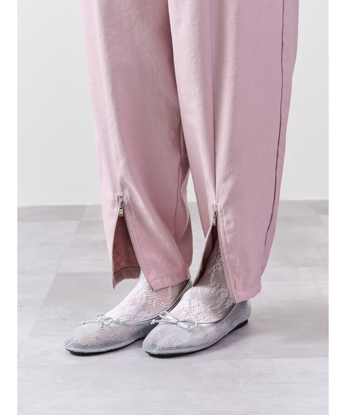 DOLLUPOOPS(ドールアップウップス)の「ヘムジップコクーンパンツ(その他パンツ・レディース・ピンク/ブラック・38)」の16枚目の写真