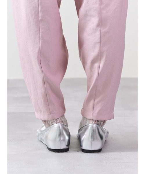 DOLLUPOOPS(ドールアップウップス)の「ヘムジップコクーンパンツ(その他パンツ・レディース・ピンク/ブラック・38)」の4枚目の写真