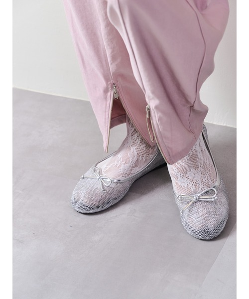 DOLLUPOOPS(ドールアップウップス)の「ヘムジップコクーンパンツ(その他パンツ・レディース・ピンク/ブラック・38)」の7枚目の写真