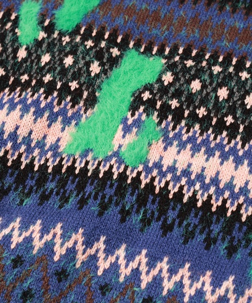 amok(アモク)の「NORDIC SWITCHING KNIT(ニット/セーター・メンズ・ベージュ/ブラック・S/M)」の10枚目の写真