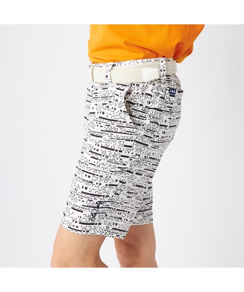 FILA GOLF（フィラゴルフ ）の「FILA GOLF/フィラ ゴルフ ゴルフウェア 接触冷感 ストレッチ ショートパンツ ハーフパンツ（その他パンツ・メンズ・ブラック/ホワイト・78/82/86/90/94）」の7枚目の写真