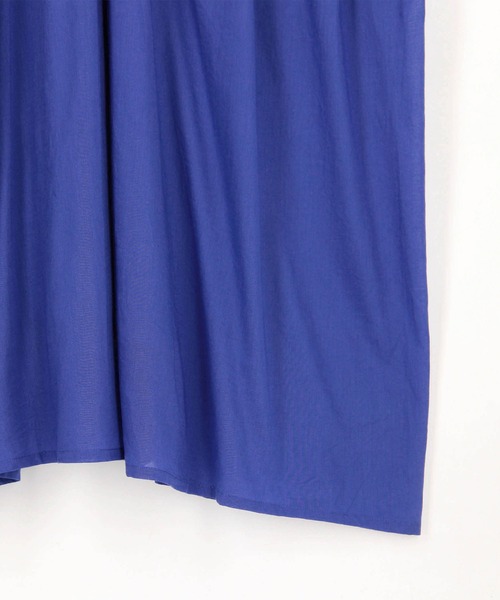 Grand PARK（グランドパーク）の「コットンボイル　カフタン風ワンピース（ワンピース・レディース・ネイビー/ブルー/ブラウン・FREE）」の7枚目の写真