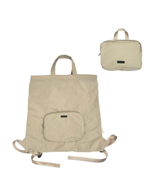 ROOTOTE（ルートート）の「ルートート / LT.セオルー.メッケル.ルミエ-A（バックパック/リュック・レディース・ブラック/ベージュ/ネイビー/ピンク/ホワイト系その他・FREE）」の4枚目の写真