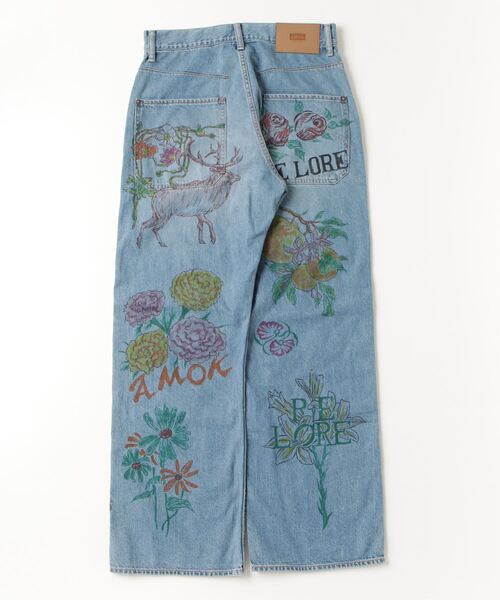 amok（アモク）の「amok /アモク/HAND-PAINT DENIM PANTS（デニム