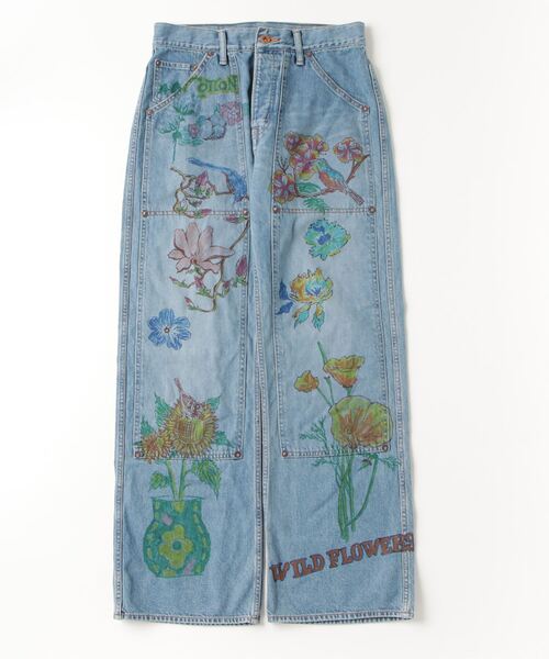 amok（アモク）の「amok /アモク/HAND-PAINT DENIM PANTS（デニム