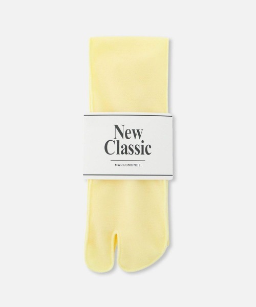 MARCOMONDE（マルコモンド）の「【MARCOMONDE(マルコモンド)】 TULLE TABI SOCKS（ソックス/靴下・レディース・ライトグレー/ブラック/イエロー・FREE）」の3枚目の写真