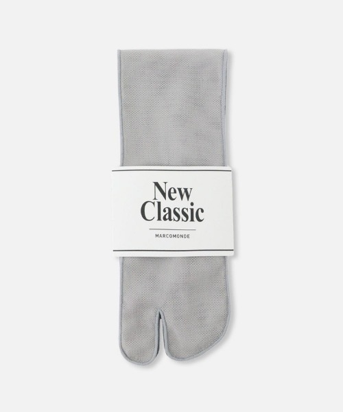 MARCOMONDE（マルコモンド）の「【MARCOMONDE(マルコモンド)】 TULLE TABI SOCKS（ソックス/靴下・レディース・ライトグレー/ブラック/イエロー・FREE）」の2枚目の写真