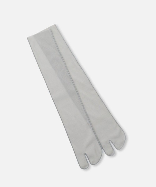 MARCOMONDE（マルコモンド）の「【MARCOMONDE(マルコモンド)】 TULLE TABI SOCKS（ソックス/靴下・レディース・ライトグレー/ブラック/イエロー・FREE）」の7枚目の写真