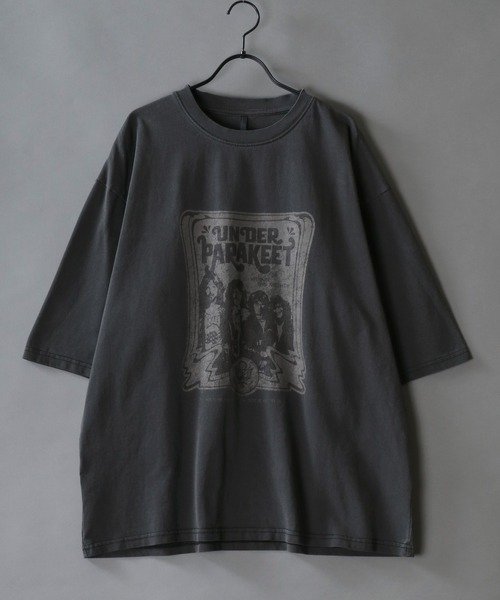 SITRY(シトリー)の「Pigment Graphic T-Shirt/ピグメント加工 ヴィンテージライク ロックプリント オーバーサイズ 半袖Tシャツ レディース メンズ(Tシャツ/カットソー・メンズ・ブラック系2/ブラック系4/ブラック系5/ブラック系6/ブラック系7/ブラック系8/ブラック系9/ブラック系1/ブラック系3/ブラック系・M/L/XL)」の16枚目の写真