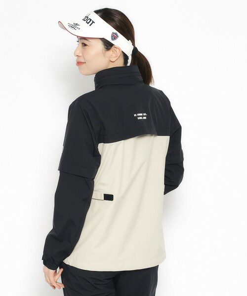 アダバット（adabat）/撥水加工 バイカラーレインブルゾン 撥水加工 バイカラーレインブルゾン（ブルゾン）｜adabat（アダバット