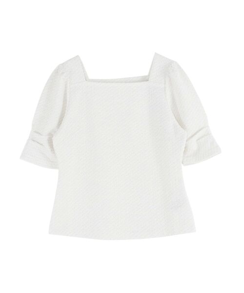 LAGUNAMOON(ラグナムーン)の「ツイードカットトップス(Tシャツ/カットソー・レディース・ブラック/ホワイト・FREE)」の15枚目の写真