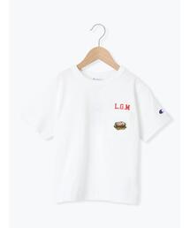 Samansa Mos2 Lagom（サマンサモスモスラーゴム）の「【Champion別注】ポケット付き半袖Tシャツ（Tシャツ/カットソー）」