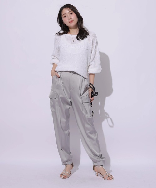 Apuweiser-riche - 新品タグ付 Apuweiser-riche パーツ刺繍ケーブルニット 55179450b_b_03_215.jpg
