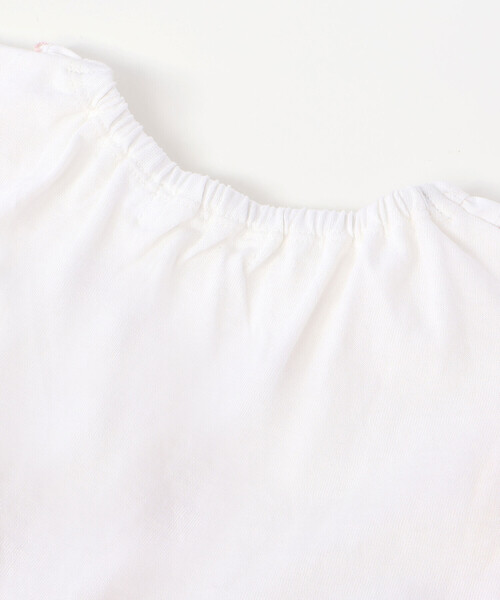 SLAP SLIP（スラップスリップ）の「【お揃い】【絵本コラボ-みつごようせいのおしゃれなドレスやさん-】フワフワチュールお花畑ワンピース(80~130cm)（ワンピース・キッズ・ピンク/ブルー・120cm/100cm/130cm/110cm/80ｃｍ/90cm）」の12枚目の写真