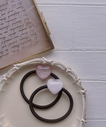 Mignonjour（ミニョンジュール）の「Mignonjour/ハートヘアゴム M2451（ヘアゴム）」