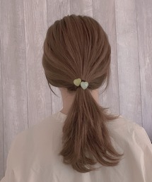 Mignonjour（ミニョンジュール）の「Mignonjour/ハートヘアゴム M2451（ヘアゴム）」