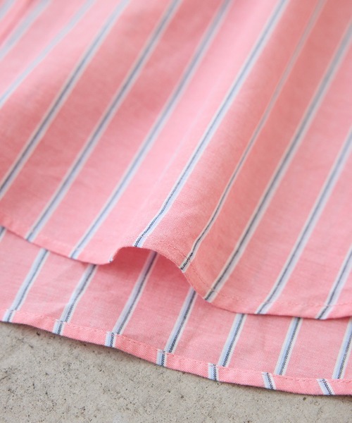 ROPE' PICNIC（ロペピクニック）の「【BEVERLY HILLS POLO CLUB/ビバリーヒルズポロクラブ】BIGシャツ（シャツ/ブラウス・レディース・ライトグレー/レッド系その他/ブルー系その他5/サックスブルー/ダークグリーン・38）」の19枚目の写真