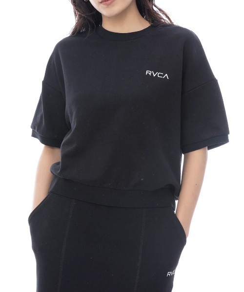 RVCA(ルーカ)の「RVCA レディース BANDANA VA BOX SWEAT SS トレーナー 【2025年春夏モデル】/ルーカセットアップ対応バックプリント半袖スウェットトレーナー(スウェット・レディース・グレー/ブラック/ホワイト・MEDIUM/SMALL)」の13枚目の写真