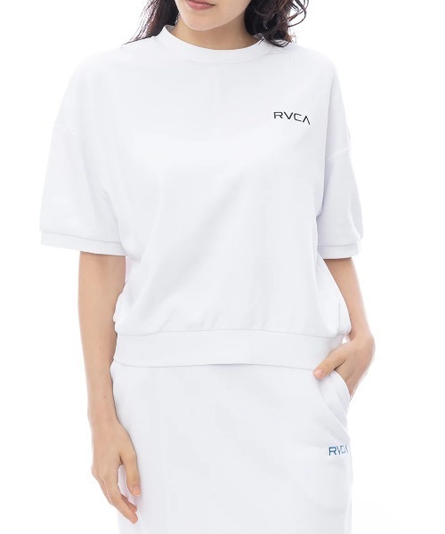 RVCA(ルーカ)の「RVCA レディース BANDANA VA BOX SWEAT SS トレーナー 【2025年春夏モデル】/ルーカセットアップ対応バックプリント半袖スウェットトレーナー(スウェット・レディース・グレー/ブラック/ホワイト・MEDIUM/SMALL)」の17枚目の写真
