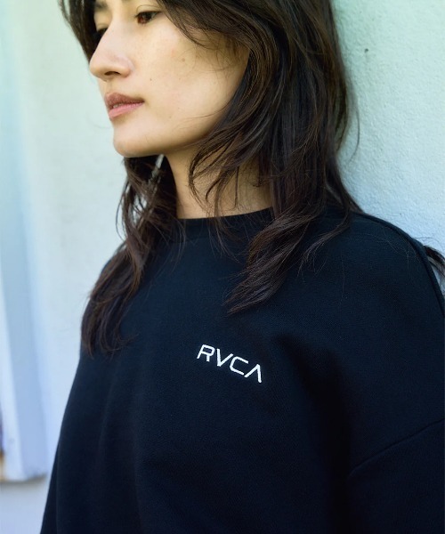 RVCA(ルーカ)の「RVCA レディース BANDANA VA BOX SWEAT SS トレーナー 【2025年春夏モデル】/ルーカセットアップ対応バックプリント半袖スウェットトレーナー(スウェット・レディース・グレー/ブラック/ホワイト・MEDIUM/SMALL)」の8枚目の写真