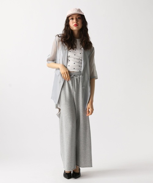 FOREVER 21(フォーエバー トゥエンティーワン)の「【2025SS】半袖シアーラインジャケット(テーラードジャケット・レディース・グレー/ブラック・FREE)」の11枚目の写真