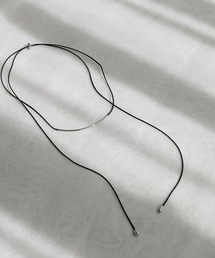 colleca la（コレカラ）の「スリムパイプコードチョーカー/コードネックレス（ネックレス）」