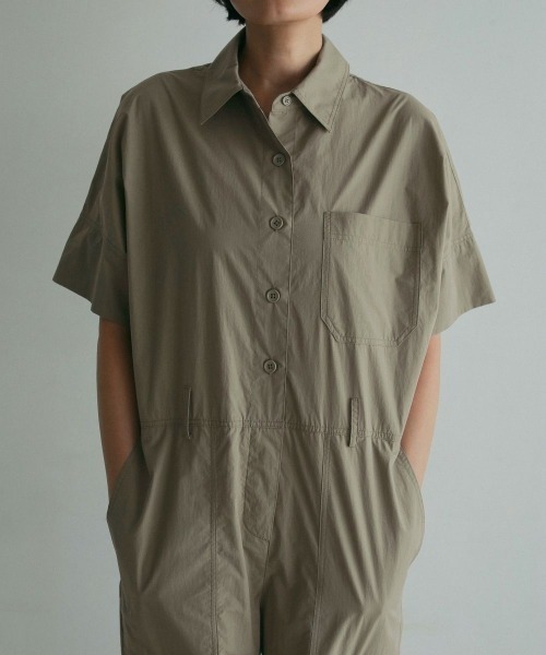 サロペット・オーバーオール・オールインワン anuke Halfsleeve Shirts Combinaison セール】anuke Halfsleeve Shirts Combinaison（サロペット