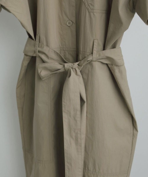 セール】anuke Halfsleeve Shirts Combinaison（サロペット
