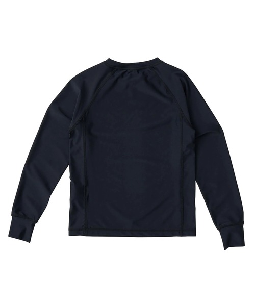 ROXY（ロキシー）の「MINI RASHIE L/S /ロキシーキッズUVケア長袖ラッシュガード（水着）（ラッシュガード・キッズ・ブラック/ホワイト/ターコイズブルー・120/130/140/150/110）」の5枚目の写真