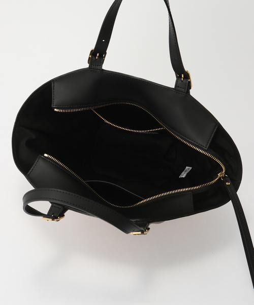 La TOTALITE（ラトータリテ）の「【VIOLAd’ORO/ヴィオラドーロ】アバカ*レザーカゴBAG（かごバッグ・レディース・アイボリー/ブラック・FREE）」の8枚目の写真