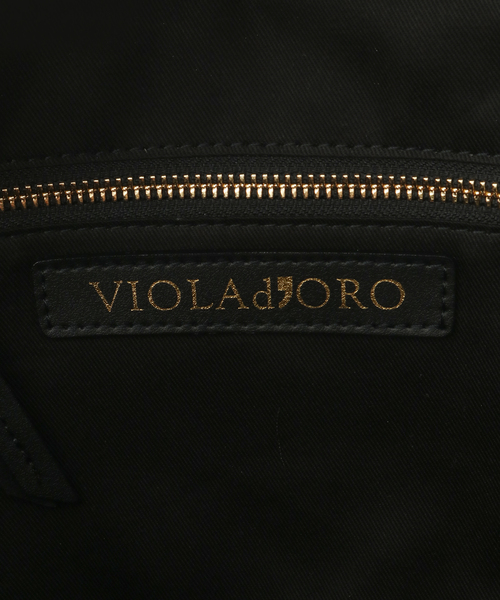 La TOTALITE（ラトータリテ）の「【VIOLAd’ORO/ヴィオラドーロ】アバカ*レザーカゴBAG（かごバッグ・レディース・アイボリー/ブラック・FREE）」の11枚目の写真