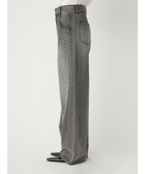 新品FRAY.ID ハイウエストワイドデニムパンツ ハイウエストワイドデニムパンツ（デニムパンツ/ジーンズ