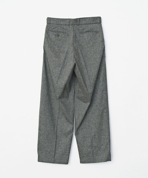 新品未使用VICTIM /リネン2タックスラックス /VTM-25-P-004 セール】VICTIM ヴィクティム / LINEN 2-TUCK SLACKS