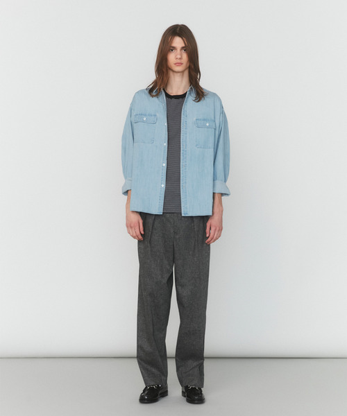新品未使用VICTIM /リネン2タックスラックス /VTM-25-P-004 セール】VICTIM ヴィクティム / LINEN 2-TUCK SLACKS