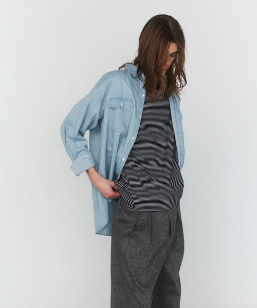 新品未使用VICTIM /リネン2タックスラックス /VTM-25-P-004 セール】VICTIM ヴィクティム / LINEN 2-TUCK SLACKS