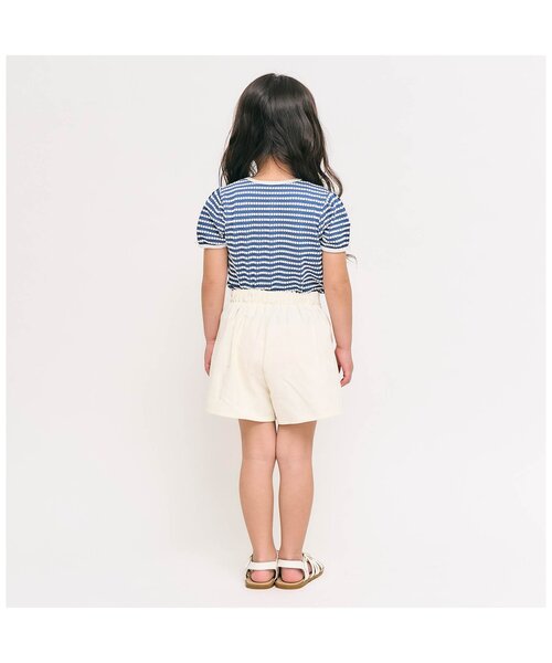 apres les cours（アプレレクール）の「【ジュニア対応】バックリボン・袖リボン半袖Tシャツ（Tシャツ/カットソー・キッズ・ブラック/ブルー/その他2/ピンク/レッド・80/90/100/110/120/130/140）」の9枚目の写真