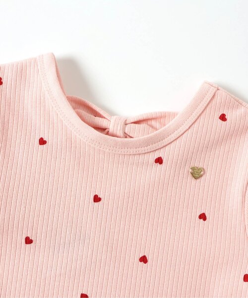 apres les cours（アプレレクール）の「【ジュニア対応】バックリボン・袖リボン半袖Tシャツ（Tシャツ/カットソー・キッズ・ブラック/ブルー/その他2/ピンク/レッド・80/90/100/110/120/130/140）」の19枚目の写真