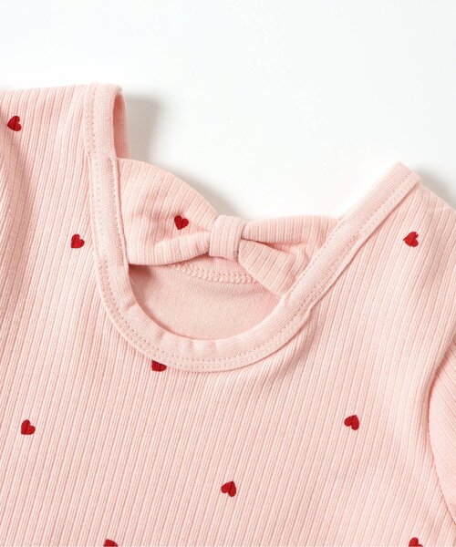 apres les cours（アプレレクール）の「【ジュニア対応】バックリボン・袖リボン半袖Tシャツ（Tシャツ/カットソー・キッズ・ブラック/ブルー/その他2/ピンク/レッド・80/90/100/110/120/130/140）」の20枚目の写真