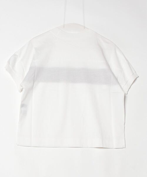 Anna Nicola(アンナニコラ)の「Anna Nicola テープ切替配色カットソー 半袖Tシャツ(Tシャツ/カットソー・レディース・ブラック/オフホワイト/チャコールグレー・38)」の22枚目の写真