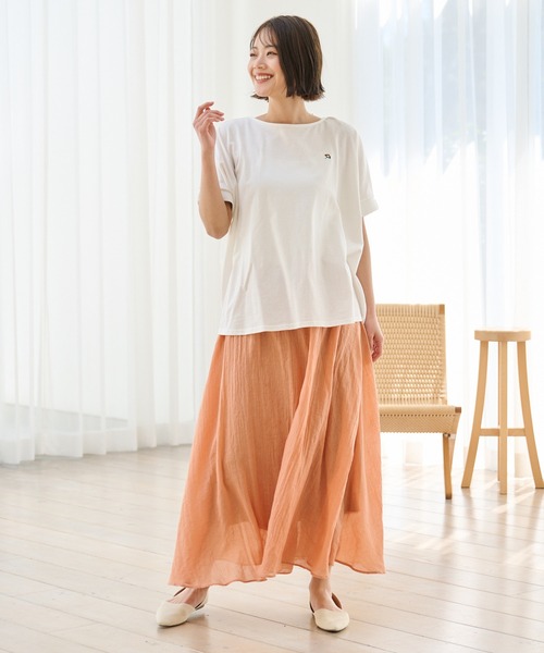 Arnold Palmer（アーノルドパーマー）の「ガーゼ ギャザースカート（スカート・レディース・ライトブルー/グリーン/ベージュ/ネイビー/オレンジ・L/M/S）」の22枚目の写真